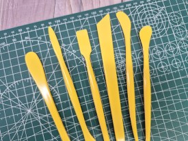 Set 6 herramientas plasticas para ceramica 